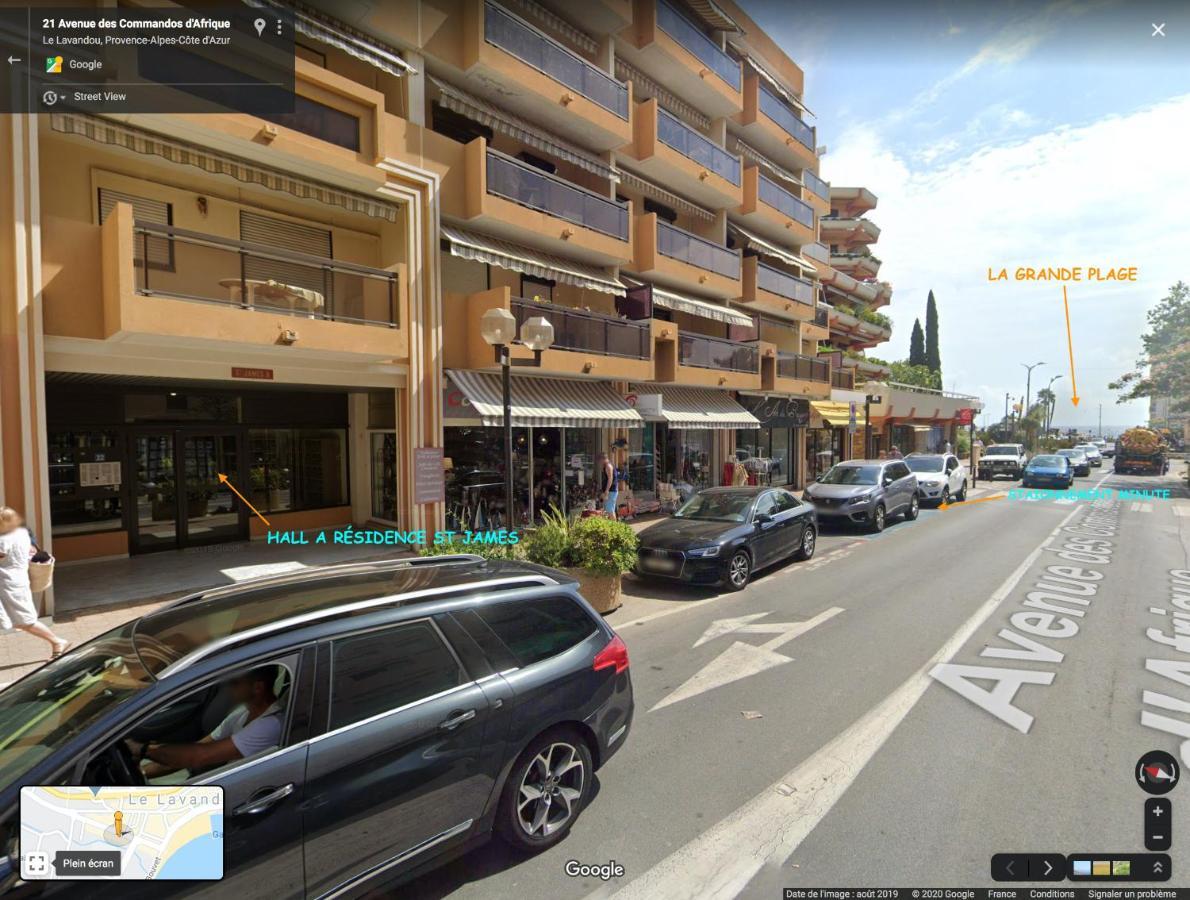 Résidence Le St James Le Lavandou Exterior foto